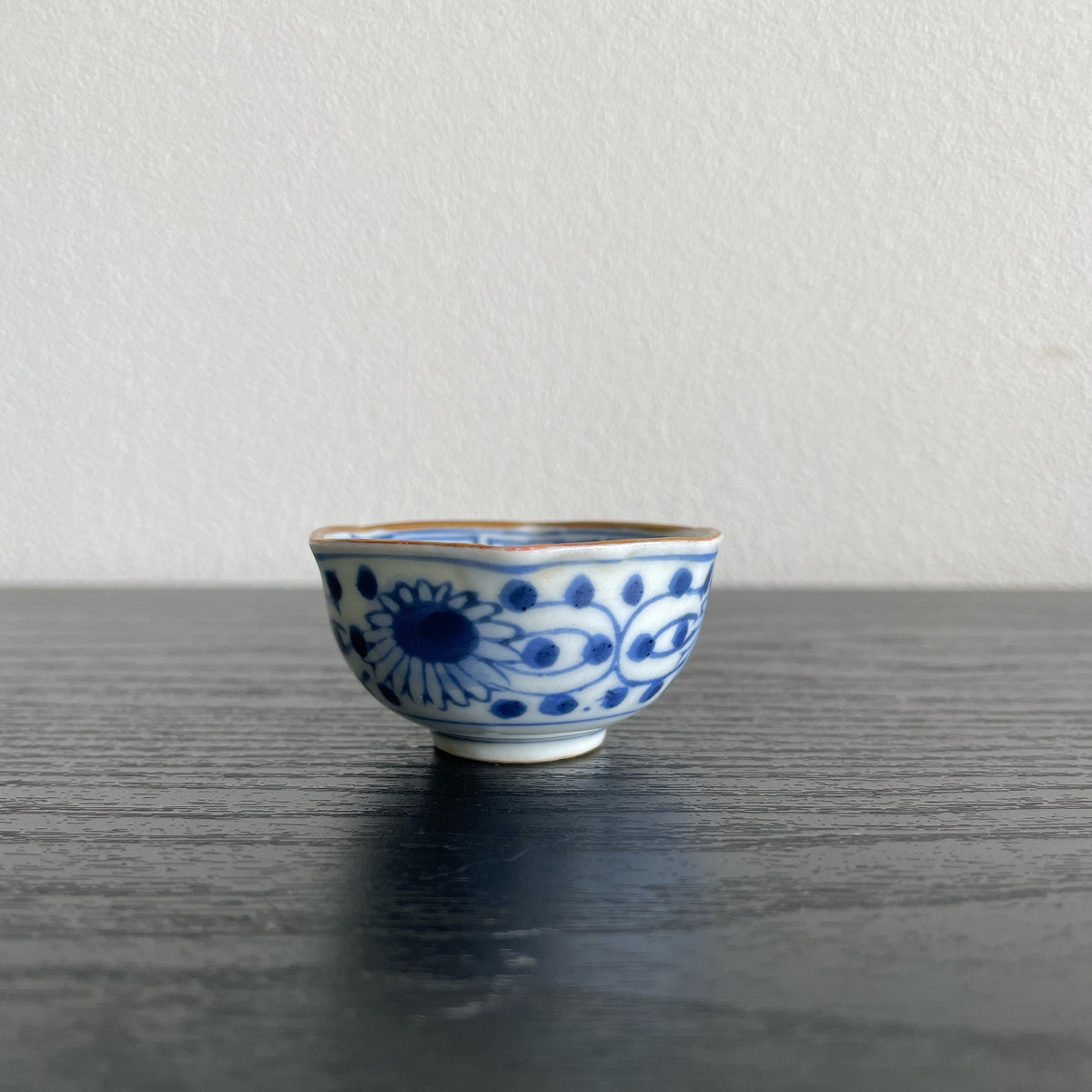 花紋六角盃