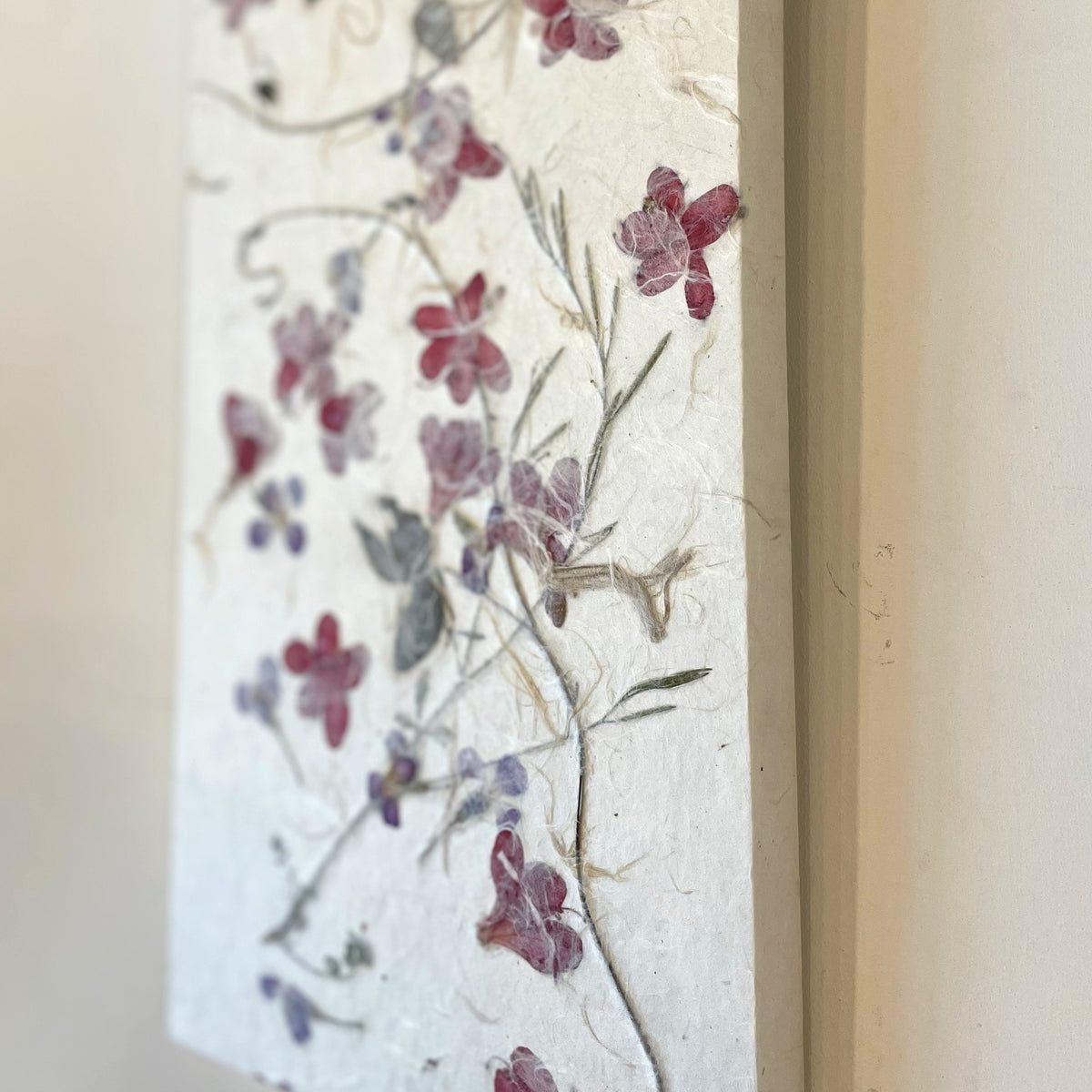 Art Panel 長方形 (45cmx20cm) お花 ③