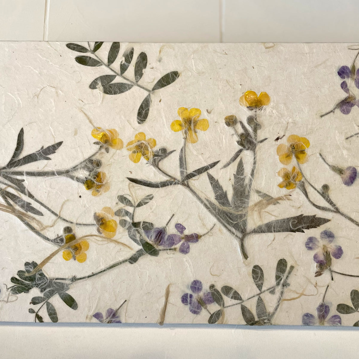Art Panel 長方形 (45cmx20cm) お花 ②