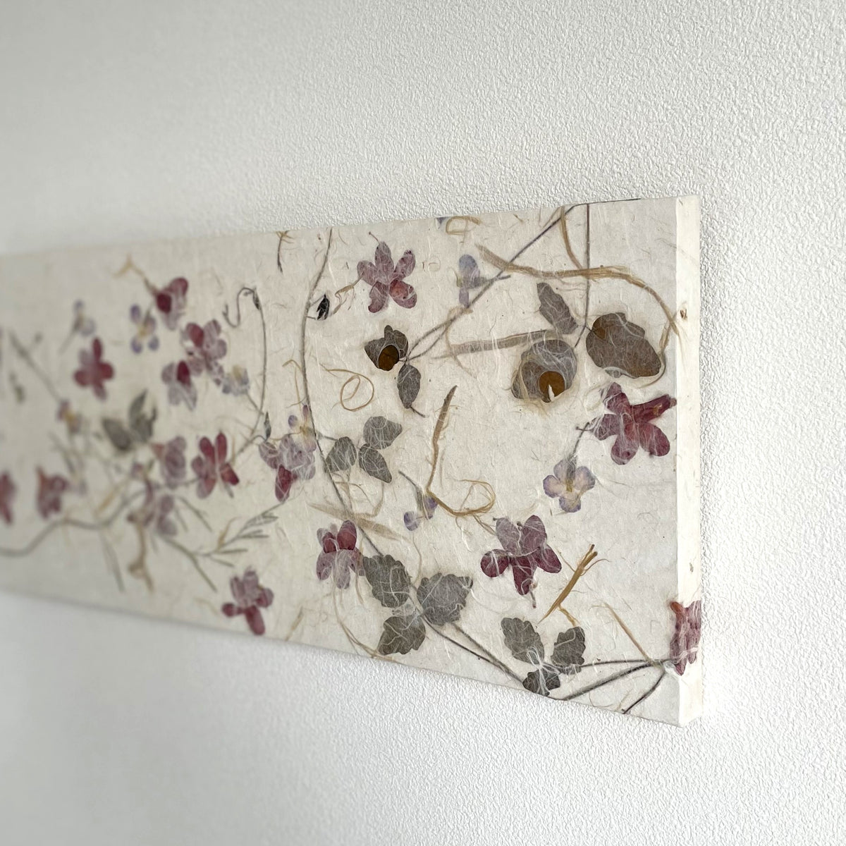 Art Panel 長方形 (45cmx20cm) お花 ③