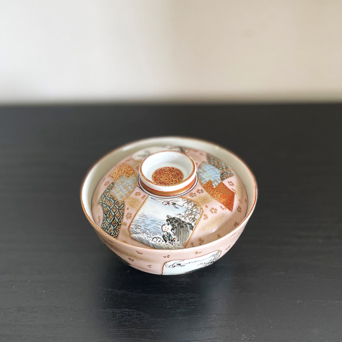 淡桃 蓋碗