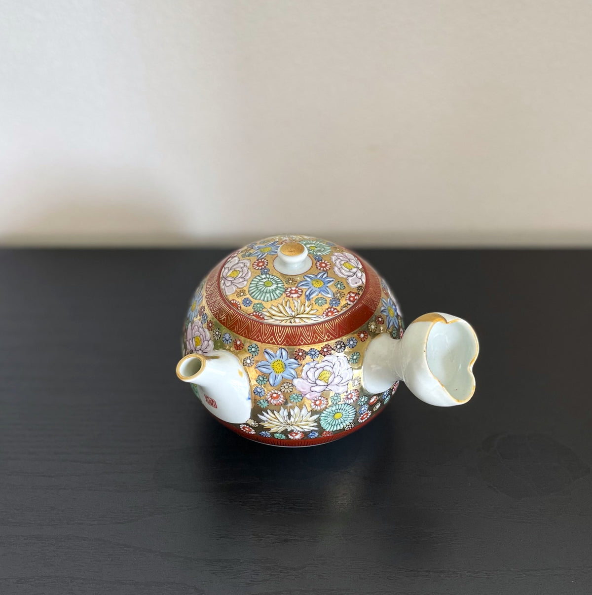 九谷 花詰 急須
