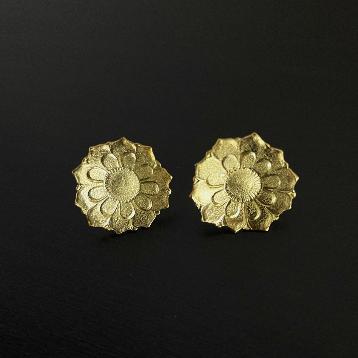 ピアス　花・環