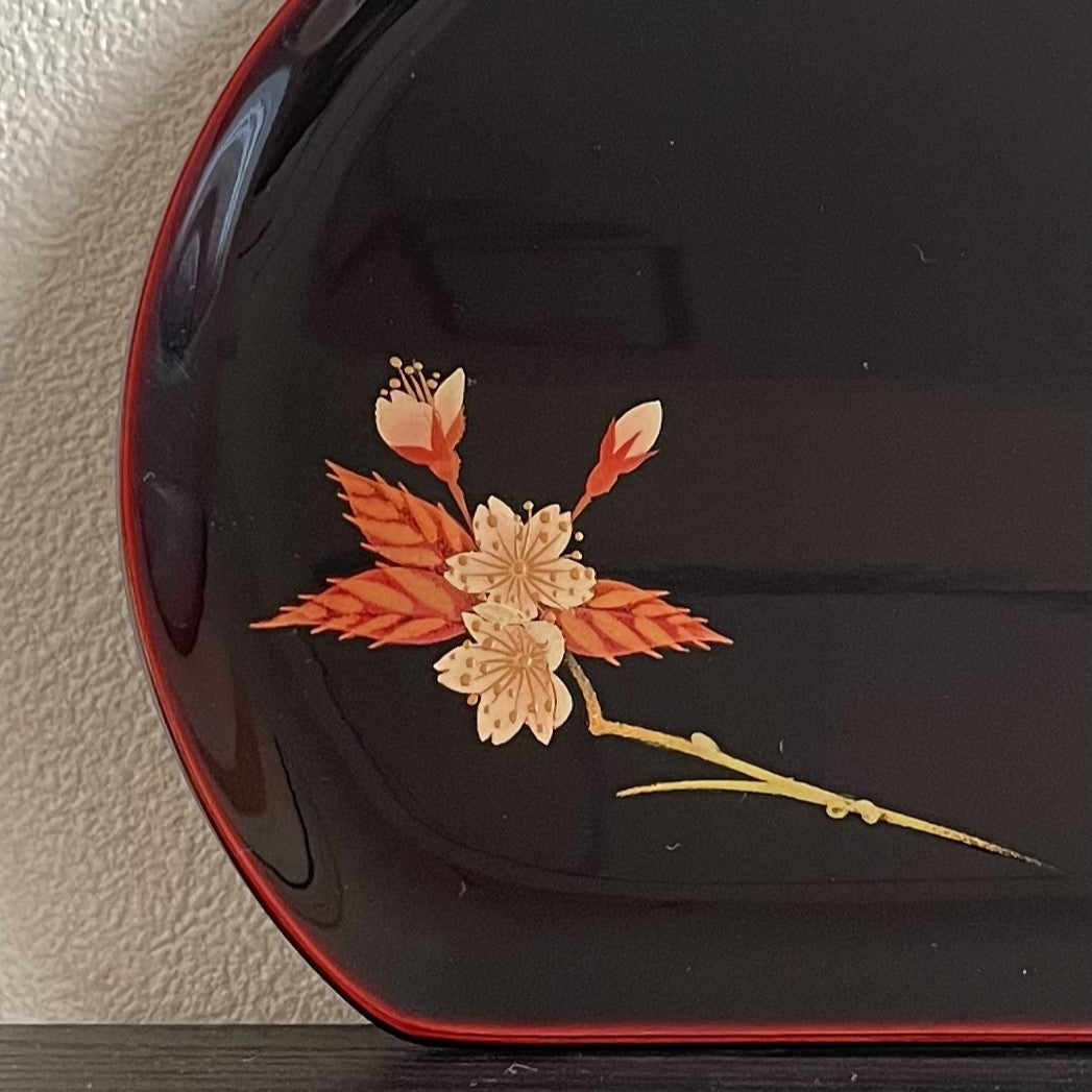 輪島塗 蒔絵皿