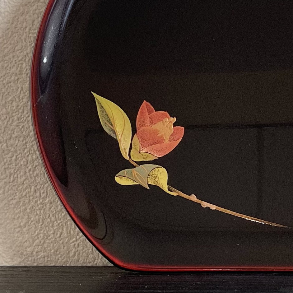 輪島塗 蒔絵皿